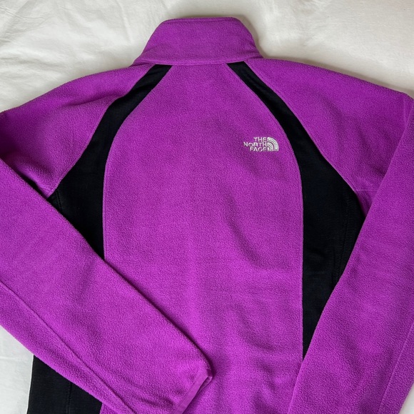 The North Face Fleece Jacket Purple Black Summit Series Size Small FL1 - Picture 3 of 9